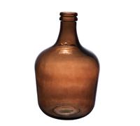 Dame Jeanne Ambre 34 l en verre recyclé35.00 cm TABLE PASSION 37.00x37.00 cm