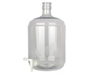 Dame-jeanne, Bouteille de fermentation PET 12 litres avec robinet 5/16-7/16