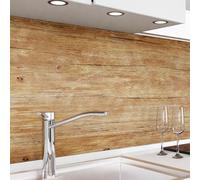 danario Crédence Adhésive pour Cuisine | Panneau mural décoratif autocollant | Protège mur cuisine | Décoration aspect mat | 0,40 mm | Chêne - 60 cm x 80 cm