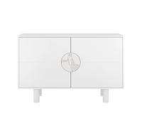 Dancan Buffet 2 portes marbre - Blanc