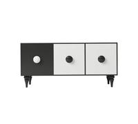Dancan Commode design 3 tiroirs - Noir