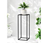 DanDiBo 96588 96588 Support pour plantes rectangulaire en métal noir - 80 cm - Design moderne