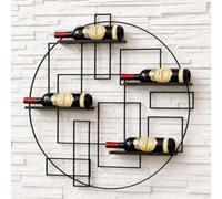 DanDiBo Casier à vin Pi4 Porte-Bouteilles en métal 80 cm Porte-Bouteilles Etagère Murale Etagère