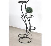 DanDiBo Escalier pour fleurs Métal Noir 96 cm Support pour fleurs avec 4 étagères KW410 Colonne pour fleurs Colonne pour plantes Support pour plantes