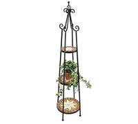 DanDiBo Etagère à fleurs Merano 12009 Mosaïque 137 cm Escalier à fleurs Support de fleurs Colonne à fleurs