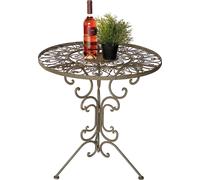 DanDiBo Table Bistro antique ronde table de jardin métal 1792 table en fer table de balcon vintage