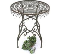 DanDiBo Table de bistrot ronde antique Table pliante Malega 12184 Table de bistrot Table de jardin métal fer Table de balcon Vintage