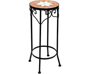 DanDiBo Tabouret porte-fleurs Merano 54 cm Mosaïque 12011 Support de fleurs Tabouret rond Table d'appoint