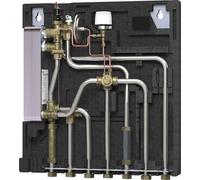 Danfoss EvoFlat FSA 2 Station d'appartement 45 kW, 18,5 l/min pour chauffage par radiateurs, 1 pièce.