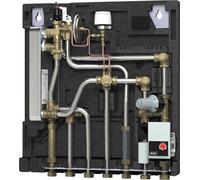 Danfoss EvoFlat MSA 3 Station d'appartement 55 kW, 22,5 l/min pour chauffage par panneaux rayonnants, 1 pièce.