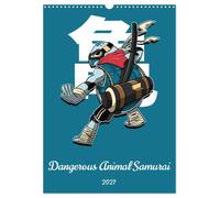 Dangerous Animal Samurai (Wall Calendar 2027 DIN A3 portrait), CALVENDO 12 Month Wall Calendar: Experience the wild fusion of animals and samurai ... fascinating images of dangerous creatures.