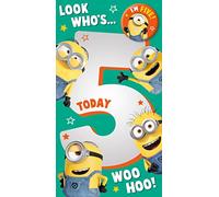 Danilo Cards 5 Ans Minions Card, Happy 5e Anniversaire Card