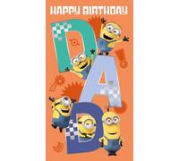 Danilo Cards Carte d'anniversaire Minions pour papa - Carte d'anniversaire pour papa - Moi, moche et méchant