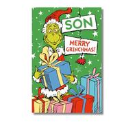 Danilo Promotions Carte de Noël officielle The Grinch - Carte de Noël pour fils, multicolore
