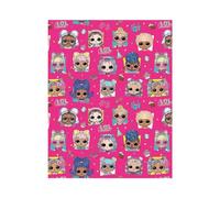 Danilo Promotions Limited LOL Surprise Rouleau de papier cadeau ouvert 4 m x 70 cm Produit sous licence officielle provenant de sources responsables FSC Multicolore