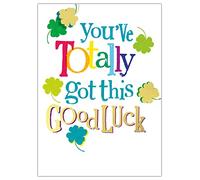 Danilo Promotions Limited You Totally Got This Good Luck, Carte de félicitations, multicolore, 172 mm x 124 mm