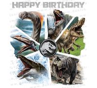 Danilo Promotions LTD Carte d'anniversaire Jurassique World - Carte d'anniversaire dinosaure
