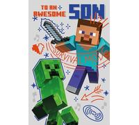 Danilo Promotions LTD Carte d'anniversaire Minecraft pour fils