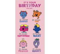 Danilo Promotions LTD Carte d'anniversaire Mr Men and Little Miss