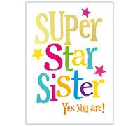 Danilo Promotions LTD Carte d'anniversaire pour sœur Super Star