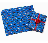 Danilo Promotions LTD Hot Wheels Lot de 2 feuilles de papier cadeau d'anniversaire