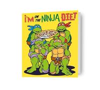 Danilo Promotions LTD Teenage Mutant Ninja Turtles Carte d'Anniversaire - Officielle TMNT 'I'm on the Ninja Diet' Humour Card