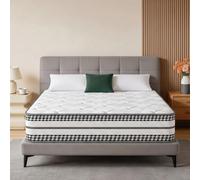 DANNASI Matelas de 140 x 190 cm, Matelas en Mousse mémoire Mixte à Haute densité pour Deux Personnes, Grand Format, épaisseur de 28 cm, Amorti pour Le Sport, répartition Uniforme de la Pression