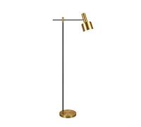 DANNMPX Floor Lamp Lampadaires Modernes en Métal Lampes sur Pied pour Salon Chambre Lumière Stand Plaqué Or Lampe De Lecture Lampadaire Luminaires Pied Salon(Push Button Switch)
