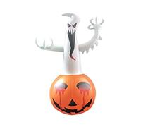 DANNMPX Lanterne Citrouille Décorations Extérieures De Fantôme Citrouille Gonflable d'halloween avec des Lumières LED Décoration Halloween