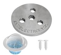 D'anode - Anode pour Piscine d'eau Salée | D'anode De Zinc | Système De Pompe De Protection De Filtration en Zinc | Accessoires D'équipement Nettoyage De Blocs pour Accessoires De Natati