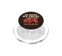 dans Beef, Nous Faisons Confiance à BBQ Steak Grill Master Funny Keto Carnivore PopSockets PopGrip pour MagSafe