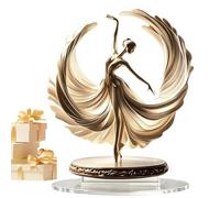 danseuse de ballet | Enseigne Décorative Acrylique 2D Danseuse Pour Bureau,Statues Et Figurines Ballet - Pour Anniversaire Appartement Bibliothèque Maison Dortoir Table De Chevet Crémaillère