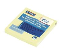 Danube 7571001pl de 11 notes autocollantes dans distributeur avec plis en Z, 76 x 76 mm, 1 x 100 feuilles, jaune clair