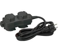 DAP-Audio 2 + 2 voies IP20 Multisocket 3x 1,5 mm² 1,5 m - Prises multiples