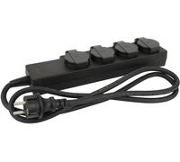 DAP-Audio Multisocket Schuko 4 voies 3x 1,5 mm² 1,5 m - Prises multiples