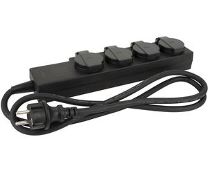 DAP-Audio Multisocket Schuko 4 voies 3x 1,5 mm² 1,5 m - Prises multiples