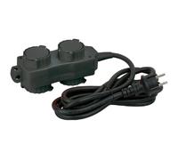 DAP-Audio 2 + 2 voies IP20 Multisocket 3x 1,5 mm² 1,5 m - Prises multiples