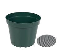 DAPERCI RooTrimmer Lot de 40 Pots de Fleurs en Plastique épais et Robuste avec Trous de Drainage pour intérieur et extérieur, 10,2 cm, Vert