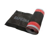 DAPRONA Bande de faîtage 5m x 180mm Noir RAL 9005 aluminium | Étanchéité toiture autocollante, bande butyle imperméable, rouleau souple pour arêtier et tuiles faîtières