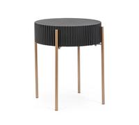 Darcy Bizzotto Table basse ronde design moderne hauteur 47 cm