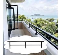 Darde Corps Exterieur Extension de Balcon Anti-chute pour Garde-corps Plat | Hauteur de Rehausse de Clôture Anti-intrusion, Clôture à Piquets Surélevée, Garde-corps de Protection pour Muret