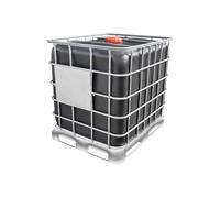 DARE WIN STORE Cuve de Stockage 1000l IBC Poche rénovée Grillage Opaque Noire