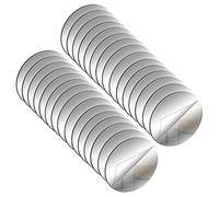 DARENYI 30pcs Rond 8cm Acrylique Amovible Murale Miroir Sticker Flexible Auto Adhésif DIY Art pour Salon et Chambre Decoration