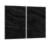 DarHaus Plaque de protection universelle pour plaque de cuisson 2x30x52cm Pour plaques de cuisson Protection contre les éclaboussures Planche a découper en verre trempé Décoration, Ardoise Noir
