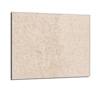DarHaus Plaque de recouvrement, 60 x 52 cm, en verre, pour cuisinières électrique, à induction, convient comme décoration, protection anti-éclaboussures ou planche à découper, Ardoise Beige