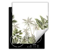 DarHaus Protege plaque tapis pour induction 45x52 cm, Cuisine Protection Vitrocéramique Pour Cuisiniere - vert - forêt