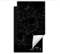 DarHaus Tapis de protection pour plaque à induction 30x52 cm noir | marbre