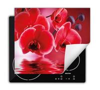 DarHaus Tapis protection plaque induction 60x52 cm Rouge Orchidée | Protège plaque