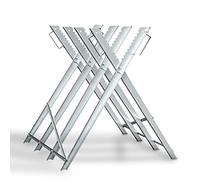 Daromigo Scie en métal galvanisé Chevalier de sciage pour tronçonneuses en bois bock de scie pliable 81 x 80 x 80 cm chevalet en métal galvanisé Charge maximale : 150 kg