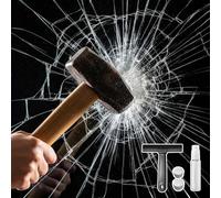 DARUITE Film De Sécurité Anti-Éclats, 4 Mil Transparent Résistant Aux Impacts, Films pour Fenêtre À Adhésif De Sécurité, Film Fenetre pour Maison, Vitrine, Supermarché Et Bureau (30 x 200 cm)